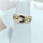 ANEL ESTILO CORRENTE COM ZIRCONIA COLORIDA