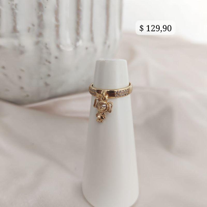 ANEL FILHA COM ZIRCONIA CRAVEJADO