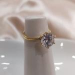 ANEL PEDRA SOLITARIA 9MM