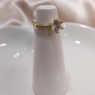 ANEL PEDRA SOLITARIA CRAVEJADO 8MM