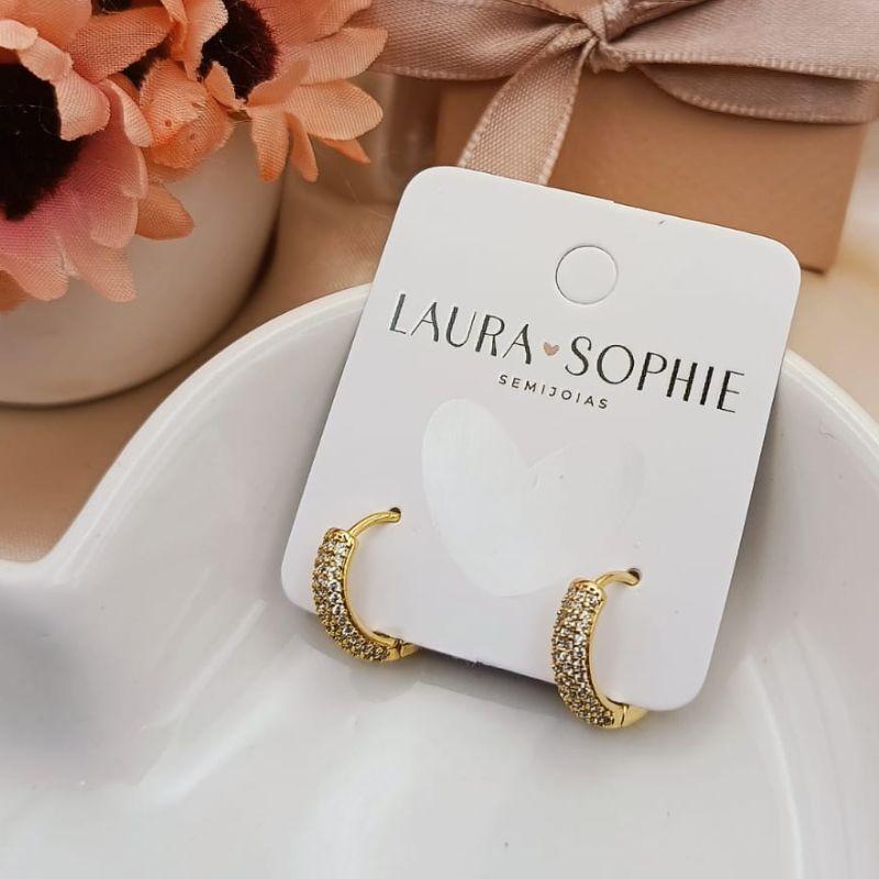 ARCOLA COM 4 FILAS CRAVEJADA EM MICRO ZIRCONIA