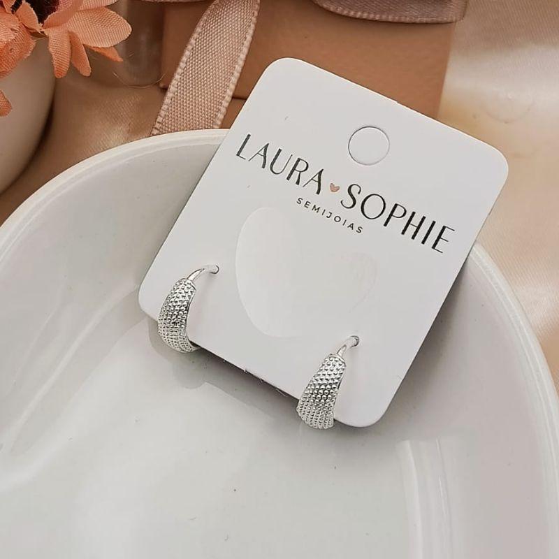 ARGOLA COM DETALHES CRAQUELADO FOSCO