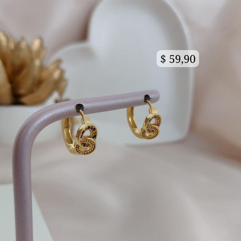 ARGOLA COM SIMBOLO DO INFINITO CRAVEJADO EM MICRO ZIRCONIA COLORIDAS