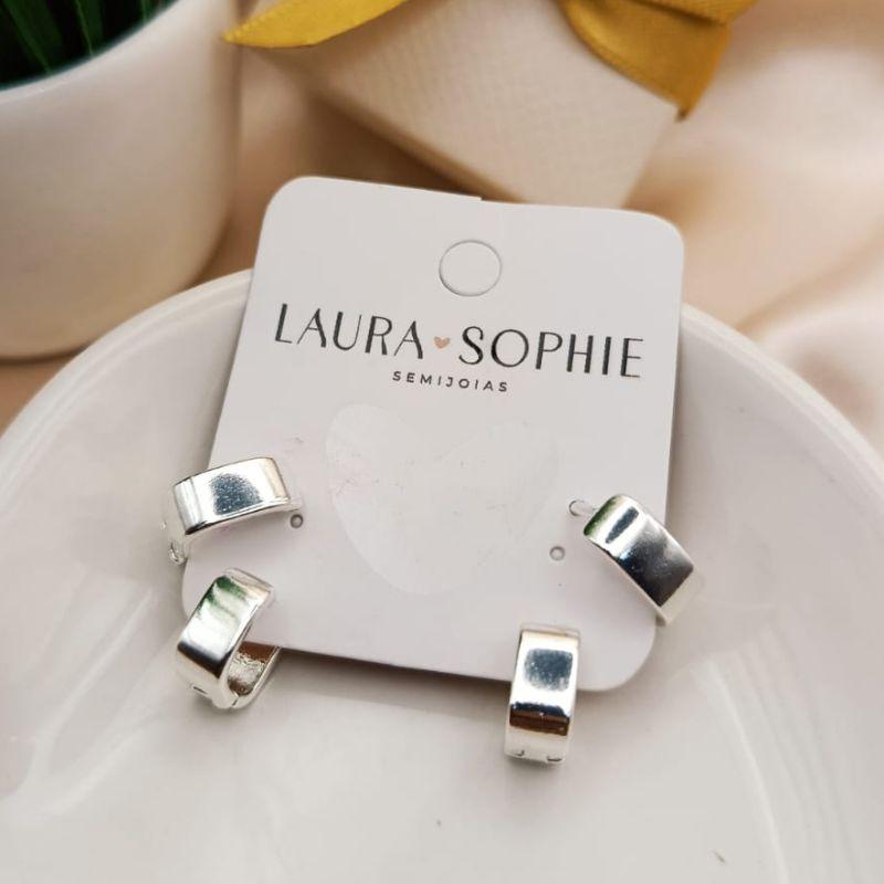 ARGOLA DUPLA QUADRADA LARGA