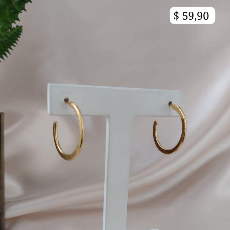 BRINCO ARGOLA CHATADA 23MM