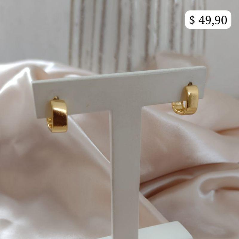 BRINCO ARGOLA QUADRADA 12MM