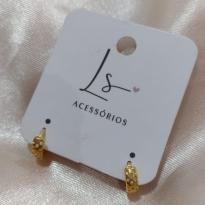 BRINCO ARGOLA VAZADA MINI FUROS