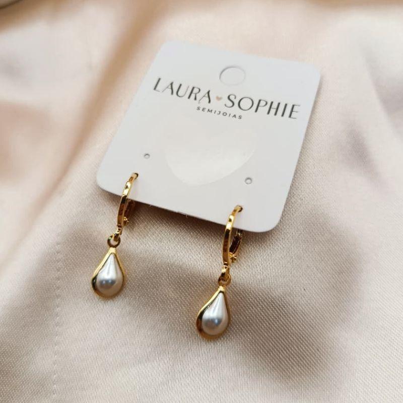 BRINCO ARTICULADOR COM PEROLA EM FORMA DE GOTA