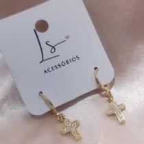 BRINCO ARTICULADOR CRUZ CRAVEJADA ZIRCONIA