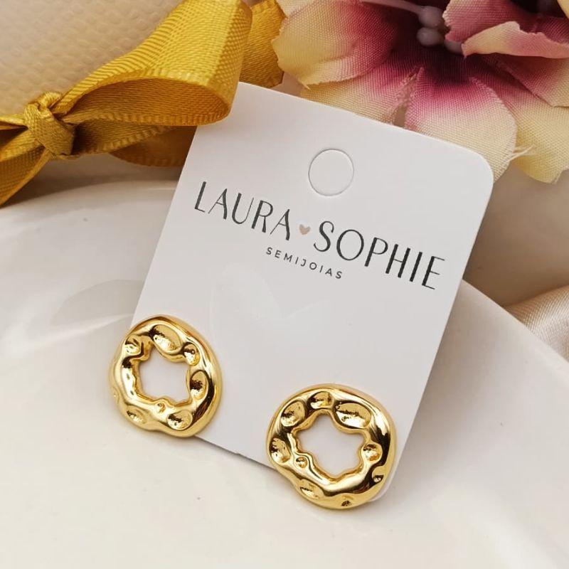 BRINCO CIRCULO ORGANICO LARGO VAZADO