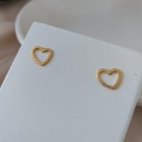 BRINCO CORAÇÃO FOSCO VAZADO