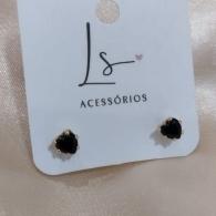 BRINCO CORAÇÃO PRETO