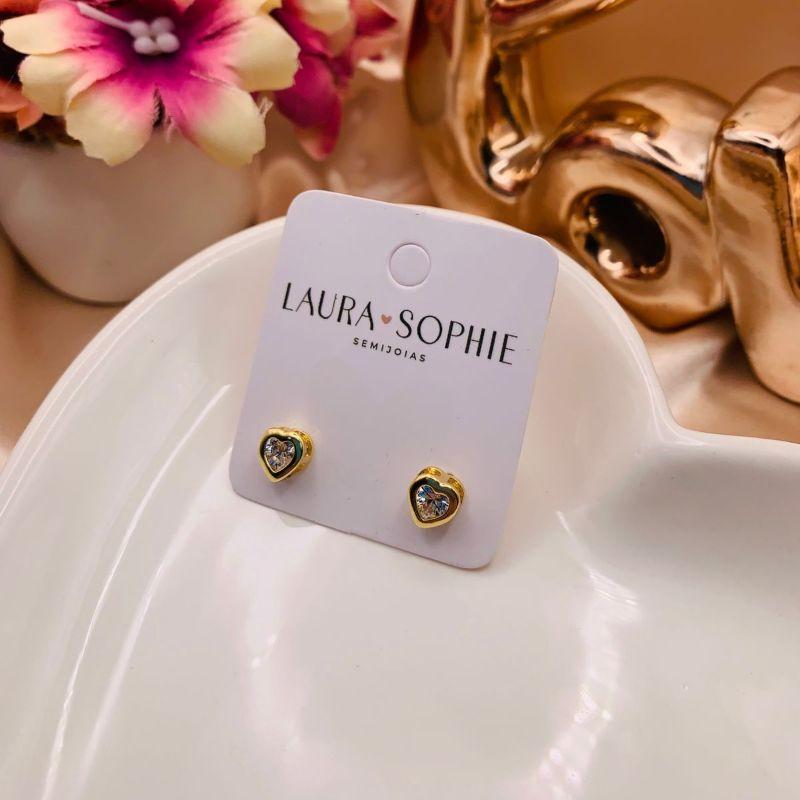 BRINCO CORAÇÃO ZIRCONIA CAIXA FECHADA M