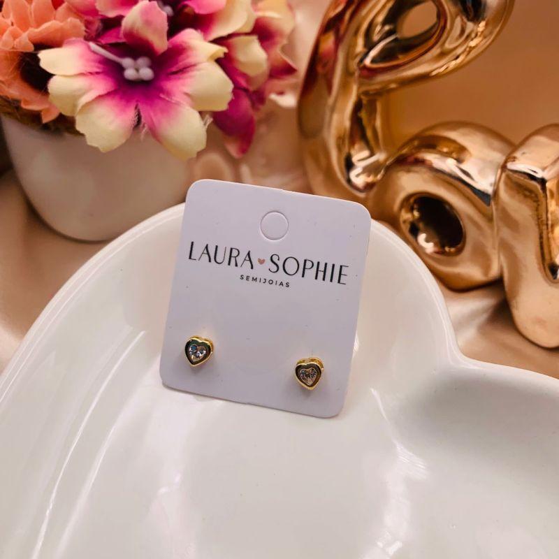 BRINCO CORAÇÃO ZIRCONIA CAIXA FECHADA P