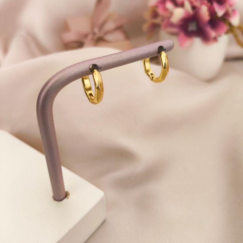 BRINCO DE ARGOLA TORCIDA LISA G