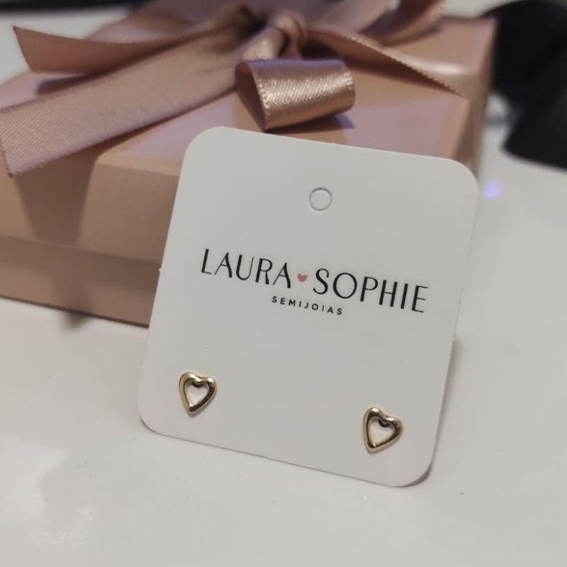 BRINCO DE CORAÇÃO VAZADO 5MM