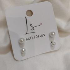 BRINCO DUPLO PEROLA