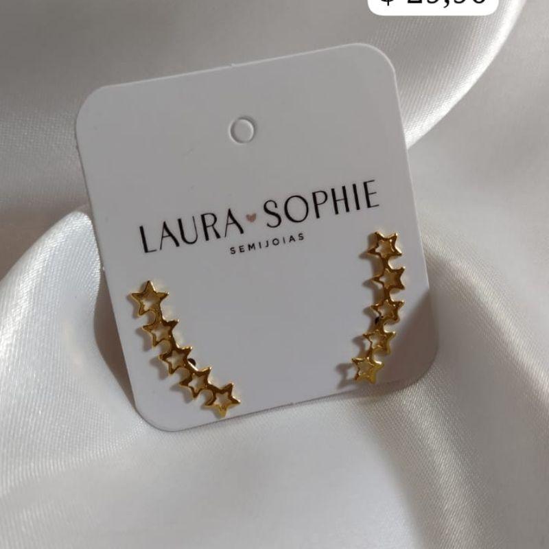 BRINCO EARCUFF 5 ESTRELAS VAZADAS