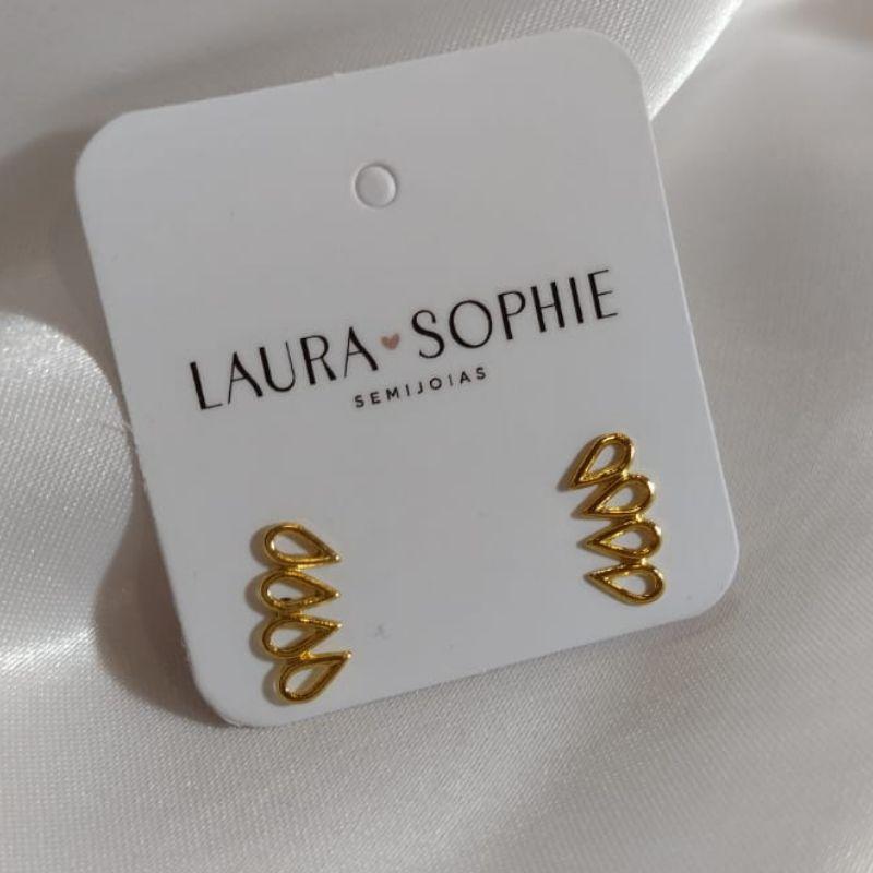BRINCO EARCUFF FORMA DE GOTAS