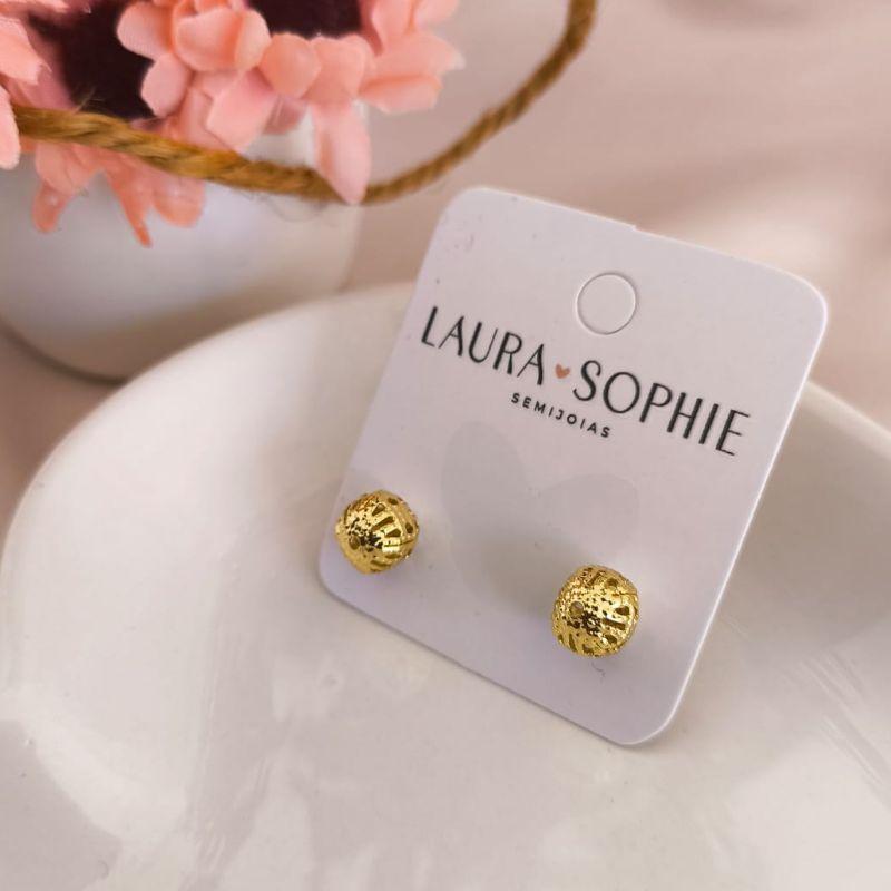 BRINCO ESFERA VAZADA CRAQUELADA M