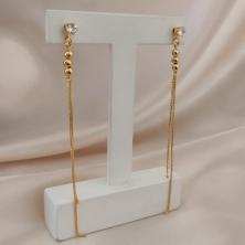 BRINCO LONGO VENEZIANA COM PONTO DE LUZ E ESFERAS