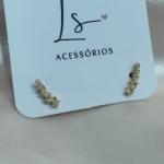 BRINCO MINI EARCUFF COM PEDRINHA DE MICRO ZIRCONIA