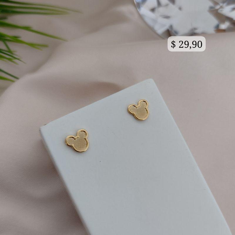 BRINCO MINNIE COM BORDA LISA E NO MEIO FOSCO