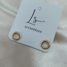 BRINCO REDONDO VAZADO LISO 2MM DE ESPESSURA