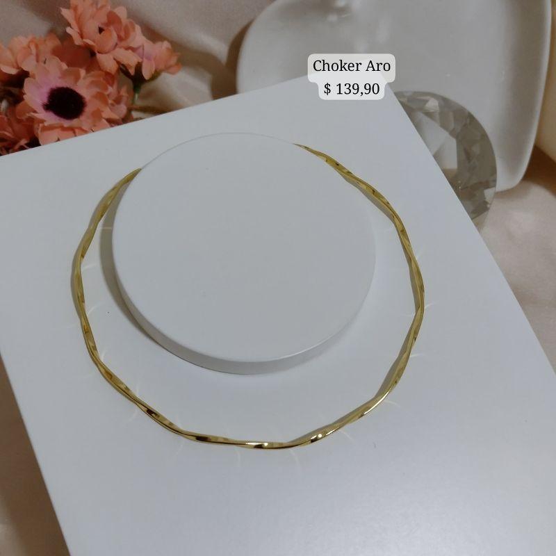 CHOKER ARO TORCIDO LISO