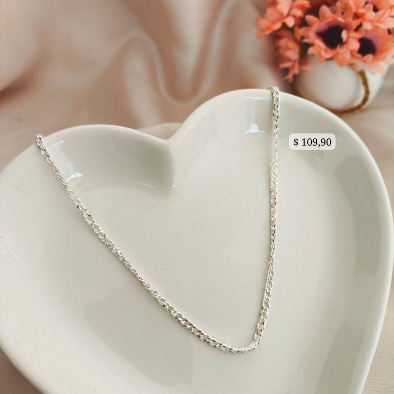 CHOKER OLO GROUMET CURTO B. A PRATA 925