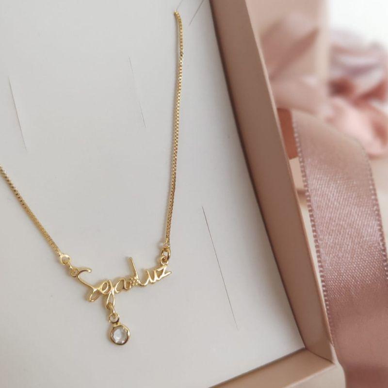 COLAR COM NOME SEJA LUZ COM PONTO DE LUZ