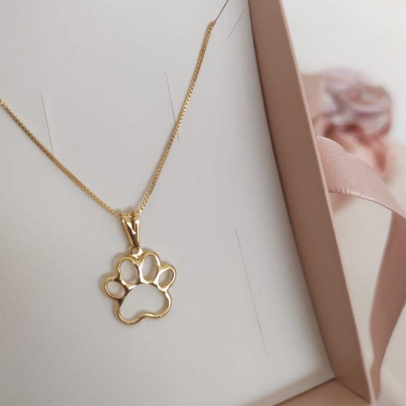 COLAR COM PATA VAZADO LISO