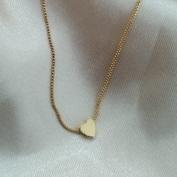 COLAR MINI PLACA DE CORAÇÃO DE CORRER