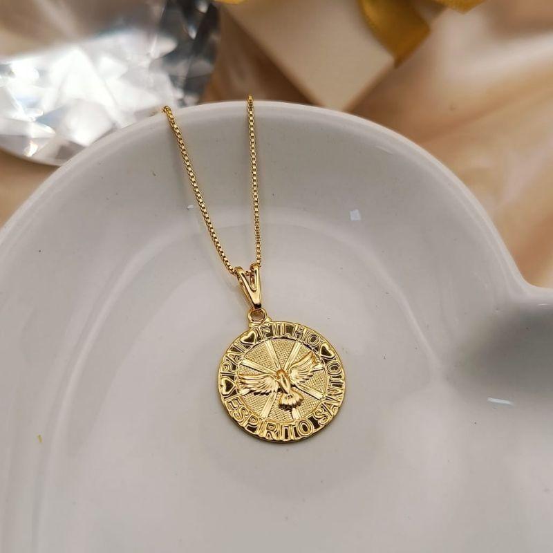 COLAR PAI FILHO E ESPIRITO SANTO REDONDO