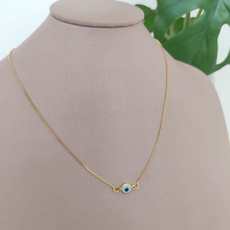 COLAR VENEZIANA COM 1 OLHO GREGO