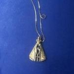 COLAR VENEZIANA NOSSA SENHORA APARECIDA CRAVEJADO MICRO ZIRCONIA