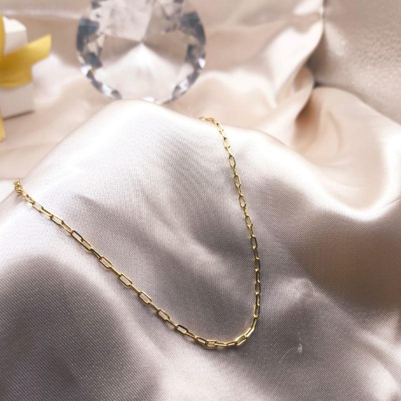 CORRENTE MASCULINA ELO CARTIER QUADRADO CURTO