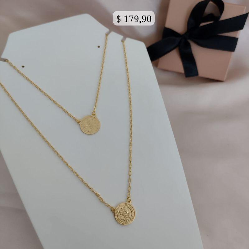 ESCAPULÁRIO CARTIER PLACA DE SÃO BENTO