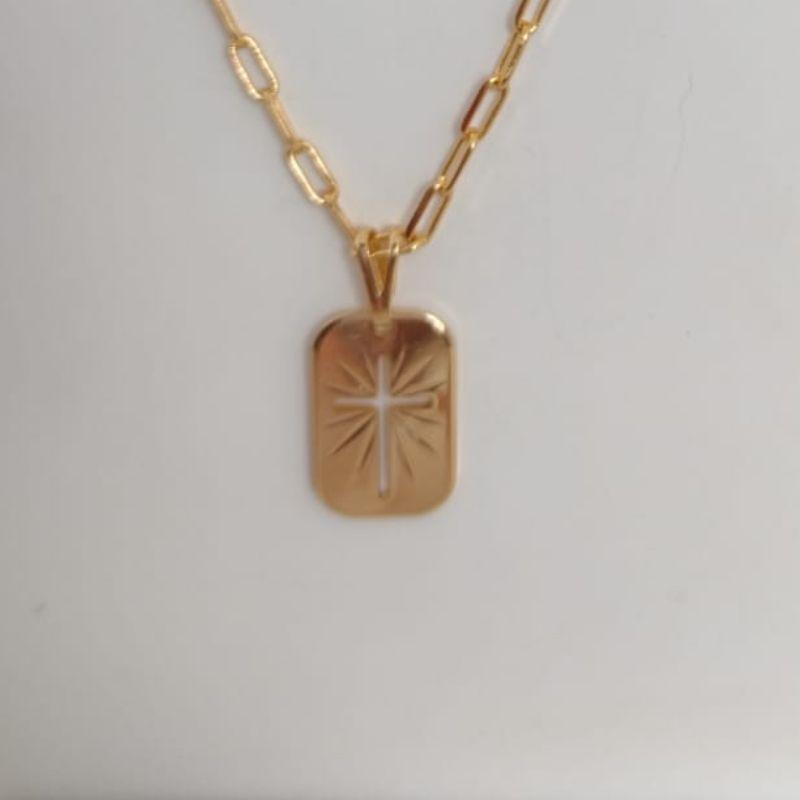 PINGENTE CRUZ VAZADA