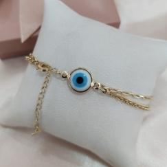 PULSEIRA 3 EM 1 CERTIER ELO PORTUGUES E VENEZIANA PINGENTE OLHO GRAGO