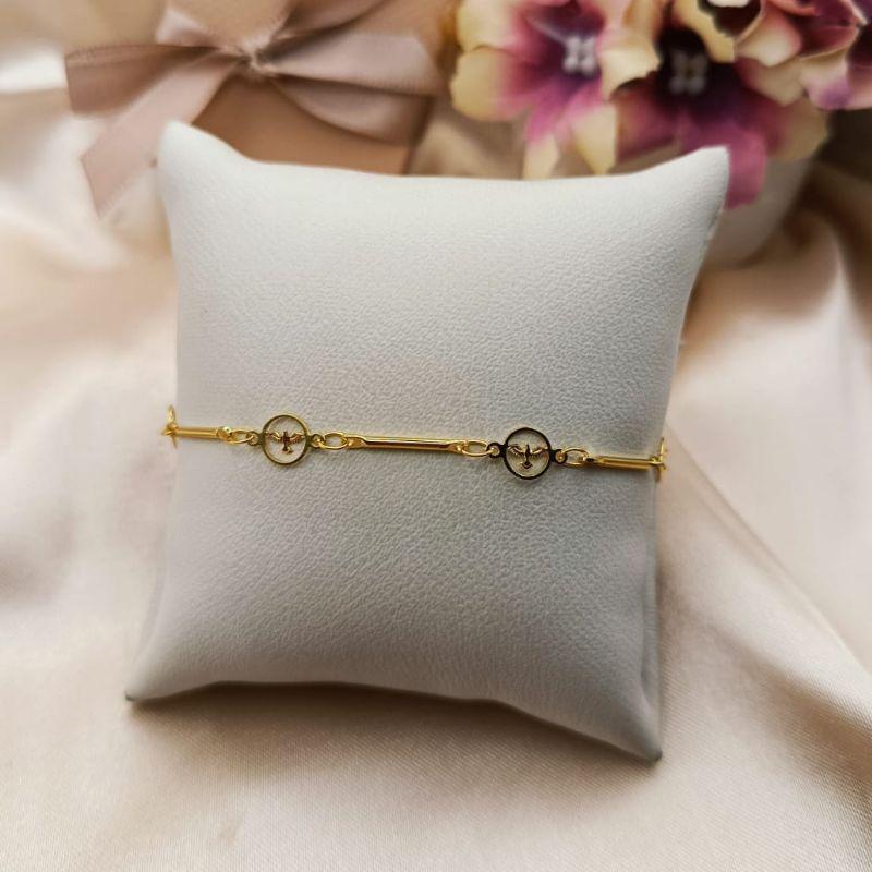 PULSEIRA COM PLACAS VAZADAS ESPIRITO SANTO