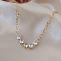 PULSEIRA DE CORAÇÃO ENTRELAÇADOS 3MM COM 5 PEDRAS DE ZIRCONIA