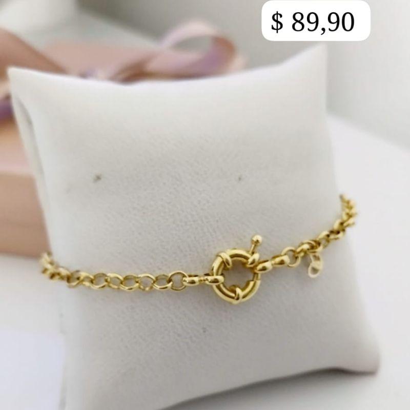 PULSEIRA ELO PORTUGUES FECHO BOIA PINGENTE