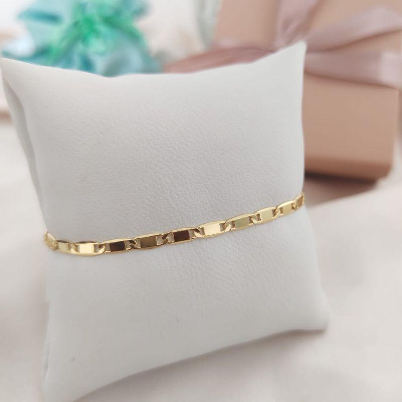 PULSEIRA INSPIRAÇÃO GUCCI COM PLACAS LISAS