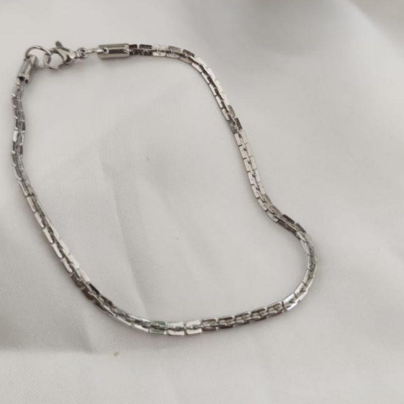 PULSEIRA MASCULINA PIASTRINE EM AÇO